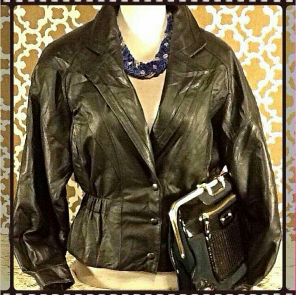 Vintage leather jacket